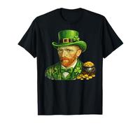 St Patricks Day Van Gogh Self Portrait Fine Art Painting T-Shirt