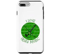 St Patrick's Day Violin, I Love Irish Music, Violinist Case for iPhone 7 Plus/8 Plus