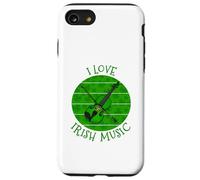 St Patrick's Day Violin, I Love Irish Music, Violinist Case for iPhone SE (2020) / 7/8