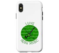 St Patrick's Day Violin, I Love Irish Music, Violinist Case for iPhone X/XS