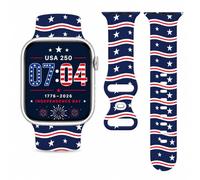 St. Patricks Day Watch Band Compatible with Apple Watch 38mm 40mm 41mm 42mm 44mm 45mm, Four Leaf Clover Shamrock Silicone Replacement Bands Wristbands Strap Compatible with All iWatch Series