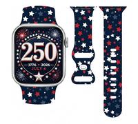 St. Patricks Day Watch Band Compatible with Apple Watch 38mm 40mm 41mm 42mm 44mm 45mm, Four Leaf Clover Shamrock Silicone Replacement Bands Wristbands Strap Compatible with All iWatch Series