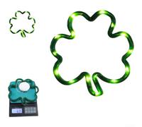 St Patrick's Day Window Hanging Light Irish Party Decor(Clover)