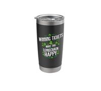 St Patricks Day Winning Tickets Make This Leprechaun Happy Stainless Steel Insulated Tumbler