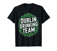 St Patricks Dublin Ireland Irish Drinking Team Shamrocks T-Shirt