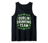 St Patricks Dublin Ireland Irish Drinking Team Shamrocks Tank Top