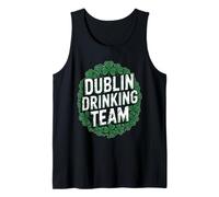 St Patricks Dublin Ireland Irish Drinking Team Shamrocks Tank Top