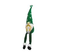 St Patricks Gnomes Plush - Long Legs Faceless Gnome | Swedish Dwarf Elf Gnomes, St. Patrick's Gnome Decoration, Plush Collectible Figurine, Comics Tomte Swedish Plush Toy With Ornament A