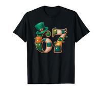 St Patricks Lucky 67 Meme Six Seven 6 7 St Patricks Day T-Shirt