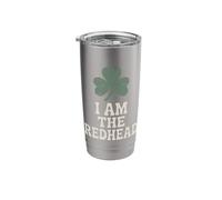 St Patricks Shamrock I Am The Redhead Irish Stainless Steel Insulated Tumbler