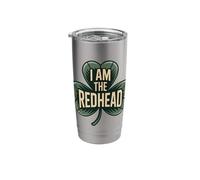 St Patricks Shamrock I Am The Redhead Irish Stainless Steel Insulated Tumbler