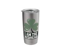 St Patricks Shamrock I Am The Redhead Irish Stainless Steel Insulated Tumbler