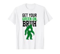 St Patty's Day Shirt Bigfoot Shamrock Funny Tee T-Shirt