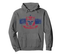 St Paul Minnesota Flag Retro Distressed Pullover Hoodie