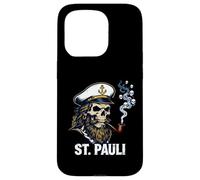St Pauli Hamburg Paulianer Skull Harbour Captain Paulianer Case for iPhone 15 Pro