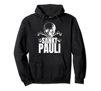 St Pauli Hamburg Paulianer Skull Pauli Paulianer Pullover Hoodie