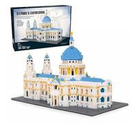 St. Paul's Cathedral Building Block Kit, Mini Cathedral Architecture Building Model Kits, Micro World Famous Architecture Model Toys, Gift for Adults and Kids, 7053 PCS