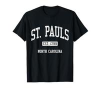 St. Pauls North Carolina NC JS04 Vintage Athletic Sports T-Shirt