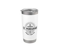 St. Peregrine Pray for Us Catholic Patron Saint Devotion Stainless Steel Insulated Tumbler