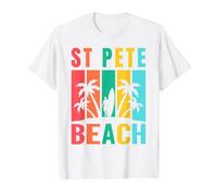 St Pete Beach Value Graphic T-Shirt, Men, White, S