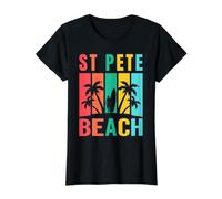 St Pete Beach Value Graphic T-Shirt, Women, Black, M