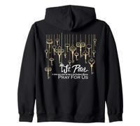 St. Peter Keys to the Kingdom of Heaven Apostles Saints Zip Hoodie