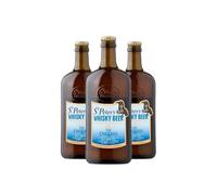 St. Peter’s Brewery Whisky Beer | 4.8% ABV | 3 x 500ml Bottles | Golden Beer with Peaty Whisky Flavours