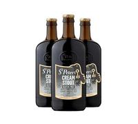 St. Peter’s Gluten Free Cream Stout 3 x 500ml | 6.5% ABV English Craft Beer | Rich Chocolate & Coffee Notes | Certified Gluten Free | Suffolk Brewery