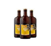 St Peter’s Golden Ale Beer | 3 x 500ml 4.7% ABV | English Craft Golden Ale | Caramel Toffee Apple Notes | Suffolk Brewery Premium Bottle