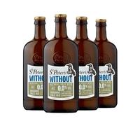 St. Peter’s Without® Organic Pale Ale 4 x 500ml | 0% ABV Alcohol Free Beer | Soil Association Organic | Vegan Certified | Citrus & Biscuit Notes | Suffolk Brewery