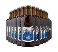 St. Peter’s Without® Original Ale 12 x 500ml | 0% ABV Alcohol Free Beer | Full-Bodied Dark Amber Ale | Vegan Certified | Suffolk Craft Brewery