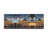 St Peter's Basilica Extra-Large Keyboard and Mouse pad (12x31.5 inches), Suitable for Computers, Game Consoles, etc., Suitable for Both Office and Study, improving Efficiency and Comfort!