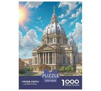 St. Peter's Basilica, Italy 1000 Pieces Premium Jigsaw Building Age 14+ for Adults Cool Collage Effect, Home Decoration, Educational, Challenging 70x50cm/1000pcs