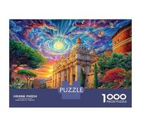 St_ Peter's Basilica Jigsaw Puzzles 1000 Pieces. Whimsical Challenge Toy for Adults Kids 38x26cm/1000pcs