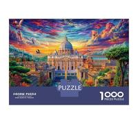 St_ Peter's Basilica Puzzle 1000 Pcs Impossible Jigsaw Puzzle, Challenge Puzzle for Adults & for Age 14 And Up 52x38cm/1000pcs