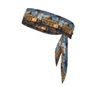 St Peter's Basilica Sweat-Absorbing Sports Headband, Non-Slip and Adjustable, Running, Basketball, Yoga Sports Headband