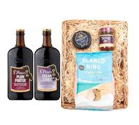 St. Peter's Brewery | Beer Wicker Tray 6.5% ABV | 500ml | Peter's Cream Stout 500ml 6.5% ABV is a strong, dark stout with rich coffee, vanilla and chocolate notes, balanced by a.