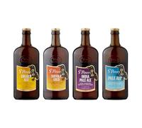 St Peters Brewery Mixed Case Light Beers | 12 x 500ml Bottles | English Craft Ale Selection | Golden Ale, Pale Ale, IPA, Gluten Free Beer | Suffolk Brewery