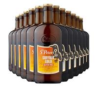 St Peters Gluten Free Beer Case 12 x 500ml Bottles | Suffolk Gold & Cream Stout | English Craft Ale Selection | Gluten Free Beer Gift Set