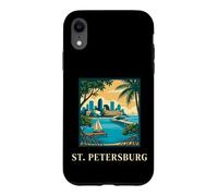 St Petersburg Florida Coastal Skyline Sunset Graphic Case for iPhone XR