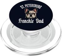 St. Petersburg Frenchie Dad Shirt French Bulldog Dog Lover PopSockets PopGrip for MagSafe