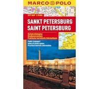 St Petersburg Marco Polo City Map: Stadsplattegrond 1:15 000 (Marco Polo Maps (Multilingual))
