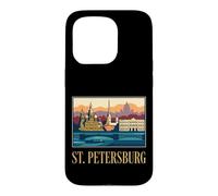 St Petersburg Russia Cathedral Skyline River Art Case for iPhone 15 Pro
