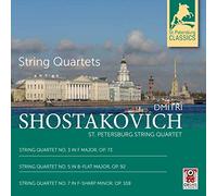 St Petersburg String Quartet - Dmitri Shostakovich: String Quartets Nos. 3, 5 & 7