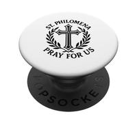 St Philomena Catholic Saint Devotional Prayer PopSockets Adhesive PopGrip