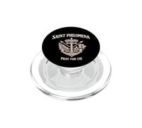 St. Philomena Medal Religious Charm for Devographic PopSockets PopGrip for MagSafe