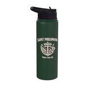 St. Philomena Medal Religious Charm for Devographic Stainless Steel Insulated Water Bottle