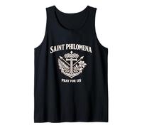 St. Philomena Medal Religious Charm for Devographic Tank Top