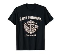 St. Philomena Medal Religious Charm for Devographic Value Graphic T-Shirt