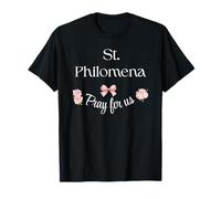 St Philomena Pray Catholic Patron Saint Infants Holy Girl T-Shirt